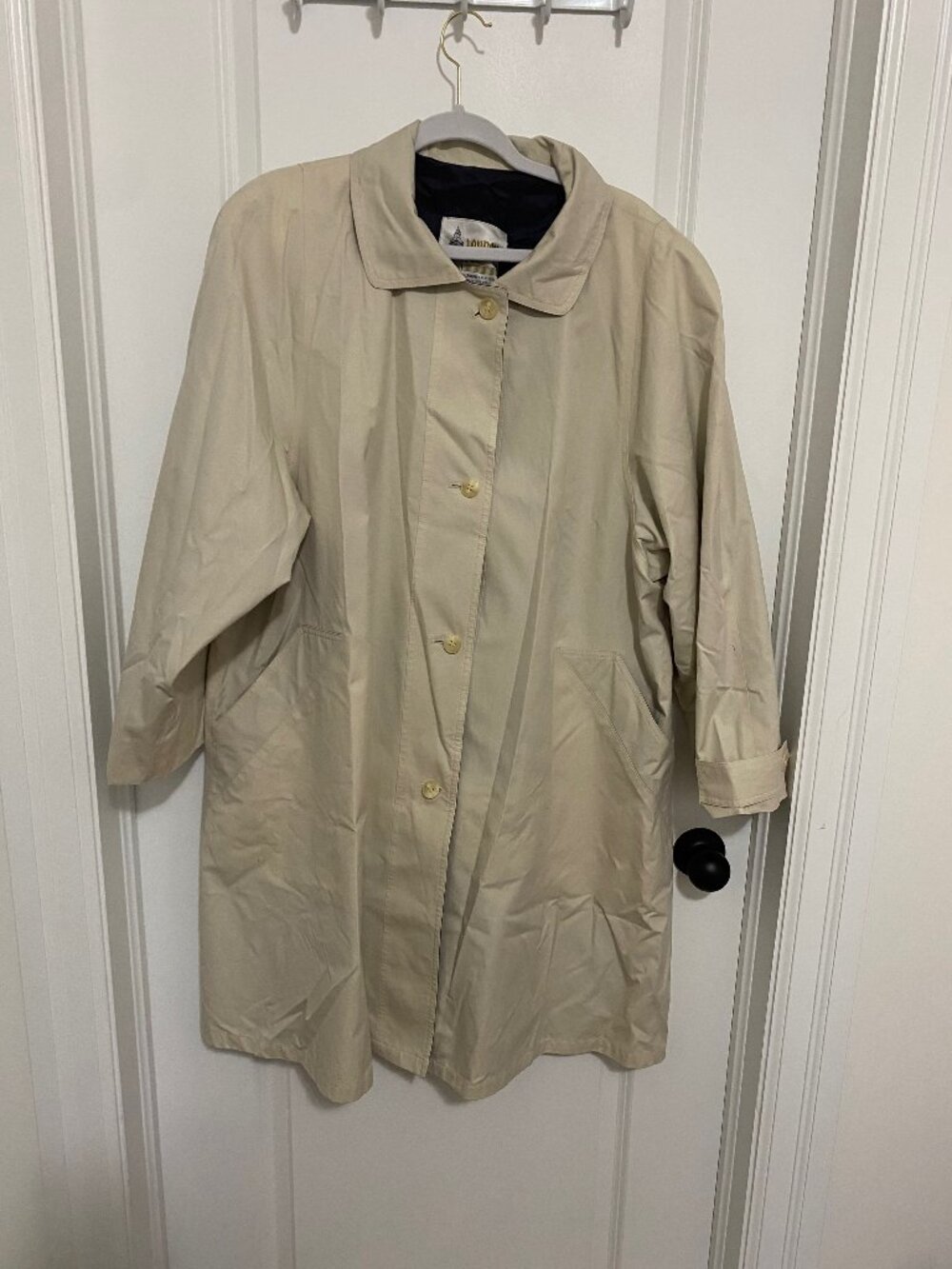 London Fog A Line Plus Size Trench Coat